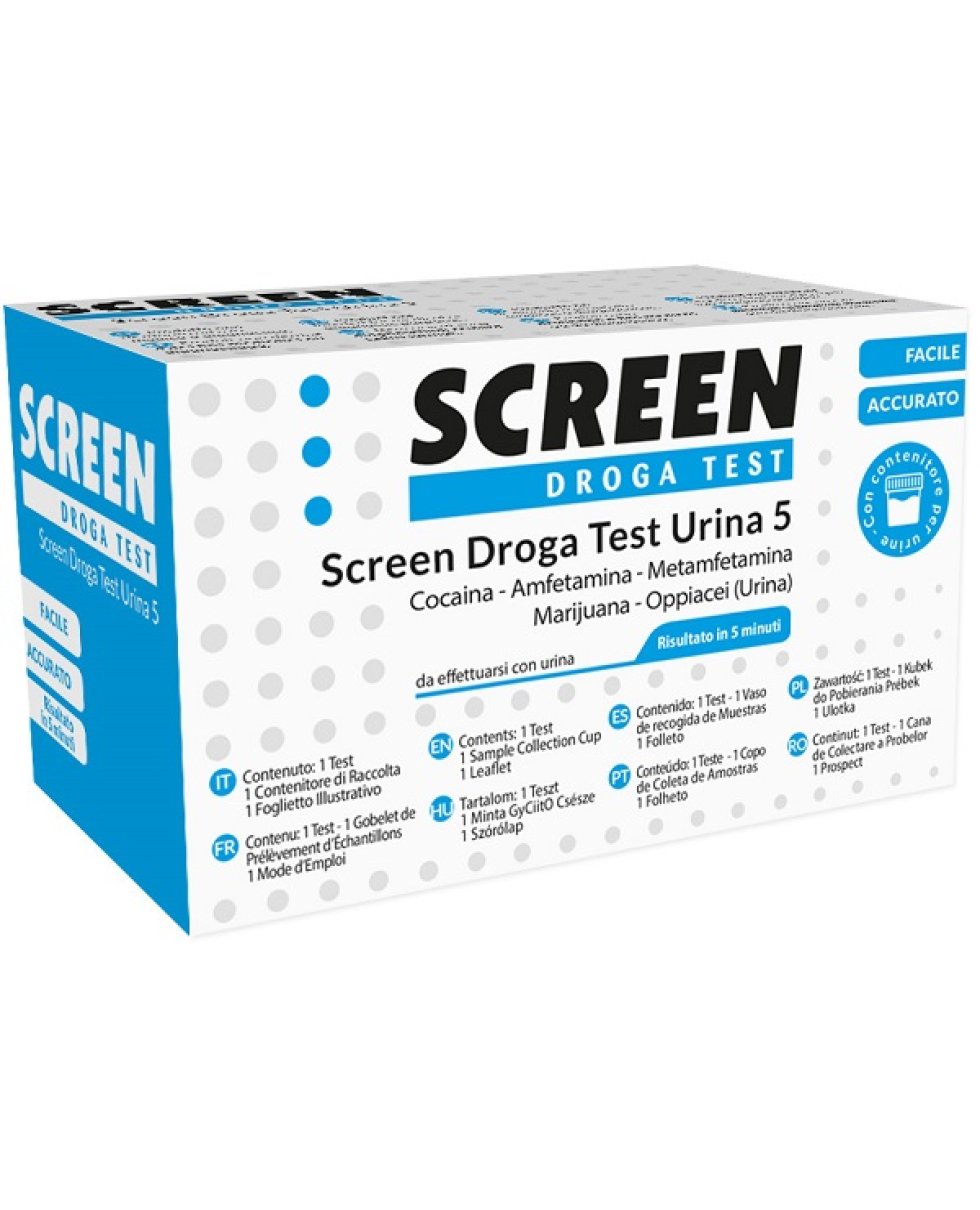 SCREEN DROGA TEST URINA 5 PARAME