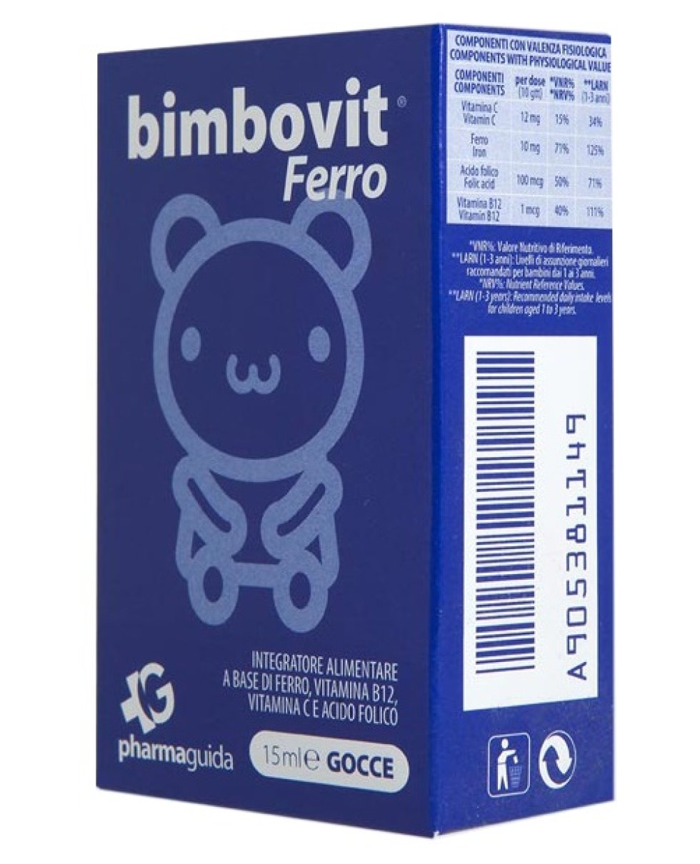 BIMBOVIT FERRO GTT 15ML