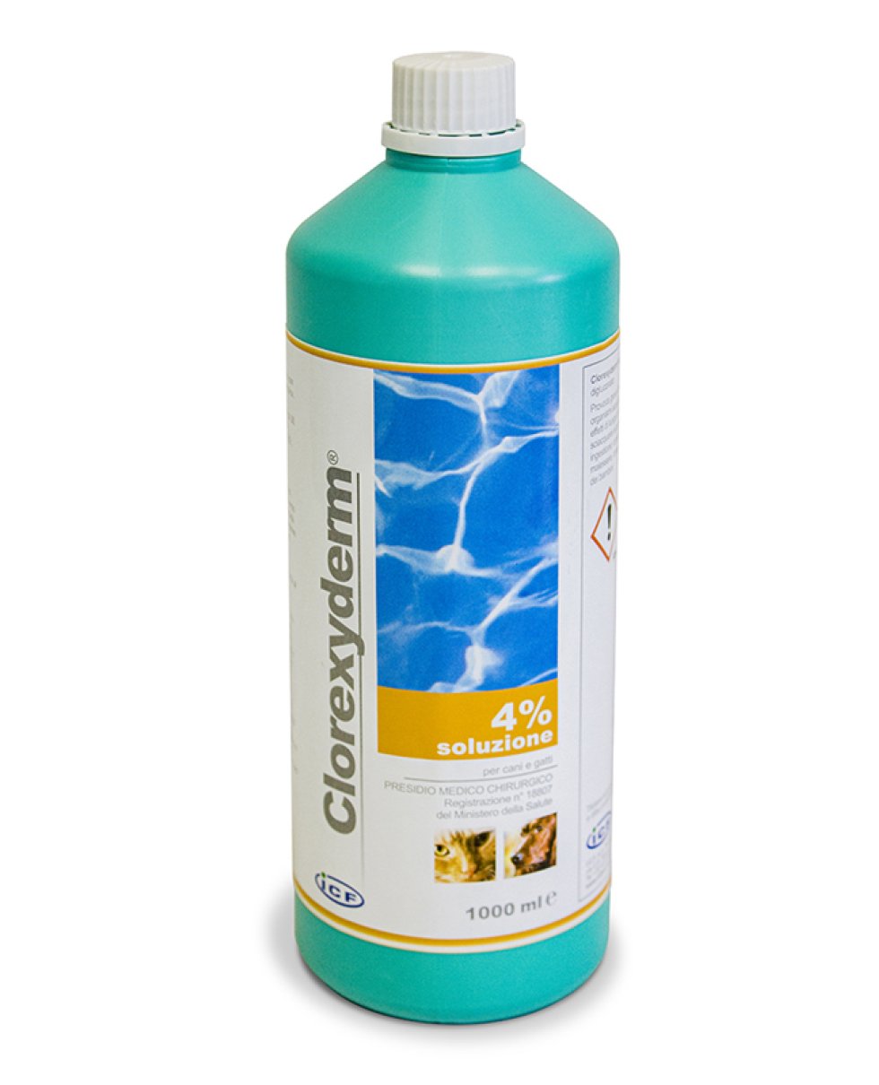 CLOREXYDERM SOL 4% 1000ML VET