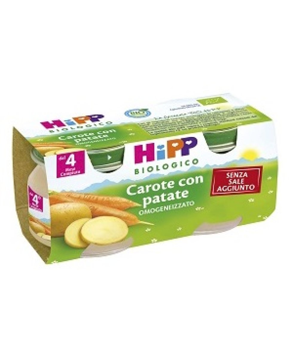 HIPP BIO OMO CAR+PATAT 2X80G