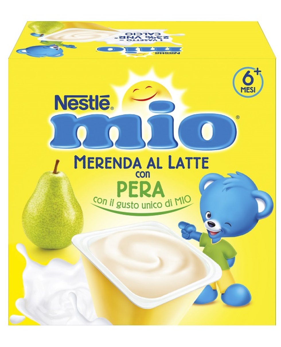 MIO Mer.Latte Pera 4x100g