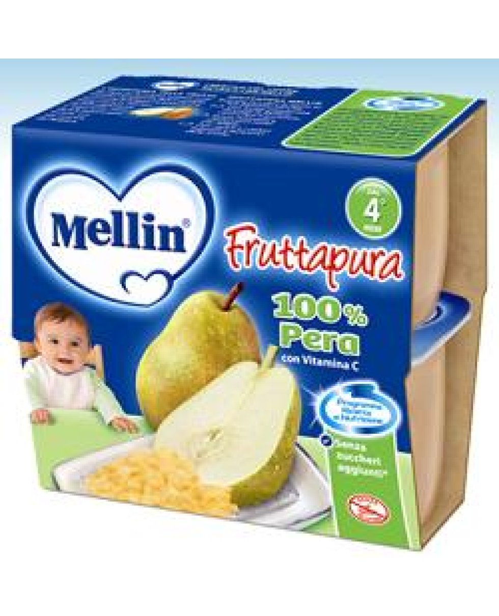 MELLIN Fr.Pura Pera 4x100g