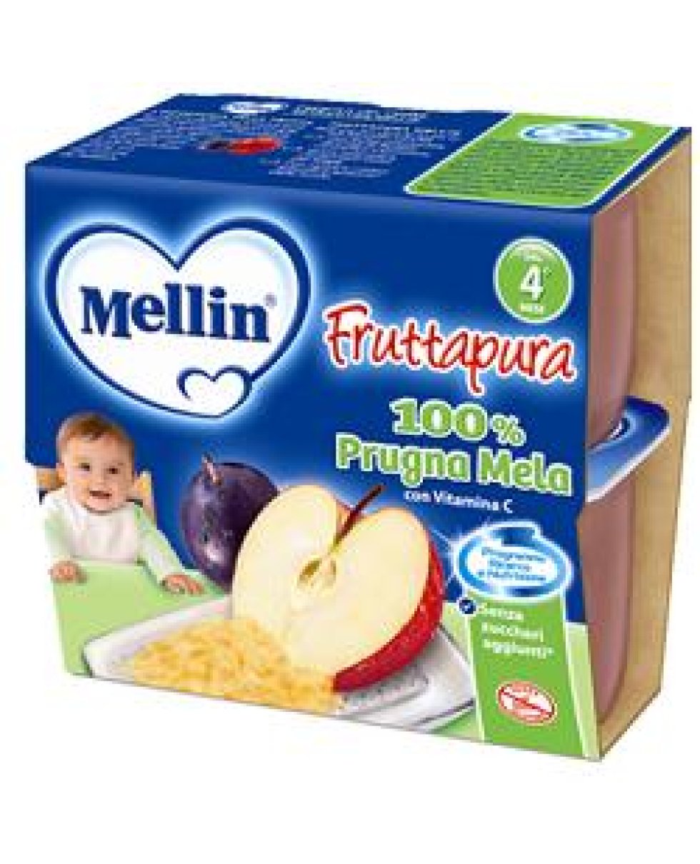 MELLIN FRUTTAPURA PRUG/MEL 4X100