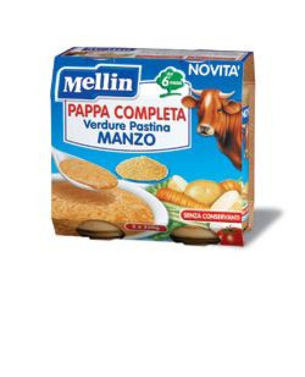 MELLIN-PAPPA COMPL MANZO  2X250G