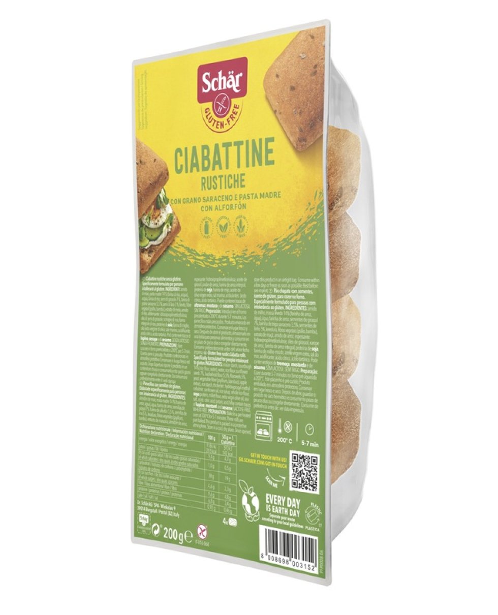 SCHAR CIABATTINE RUSTICHE 200G