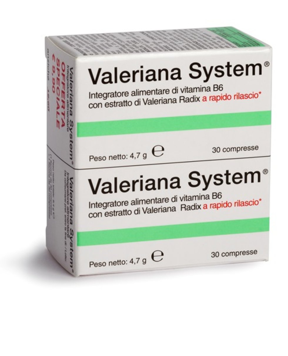 VALERIANA SYSTEM 30CPR+30CPR