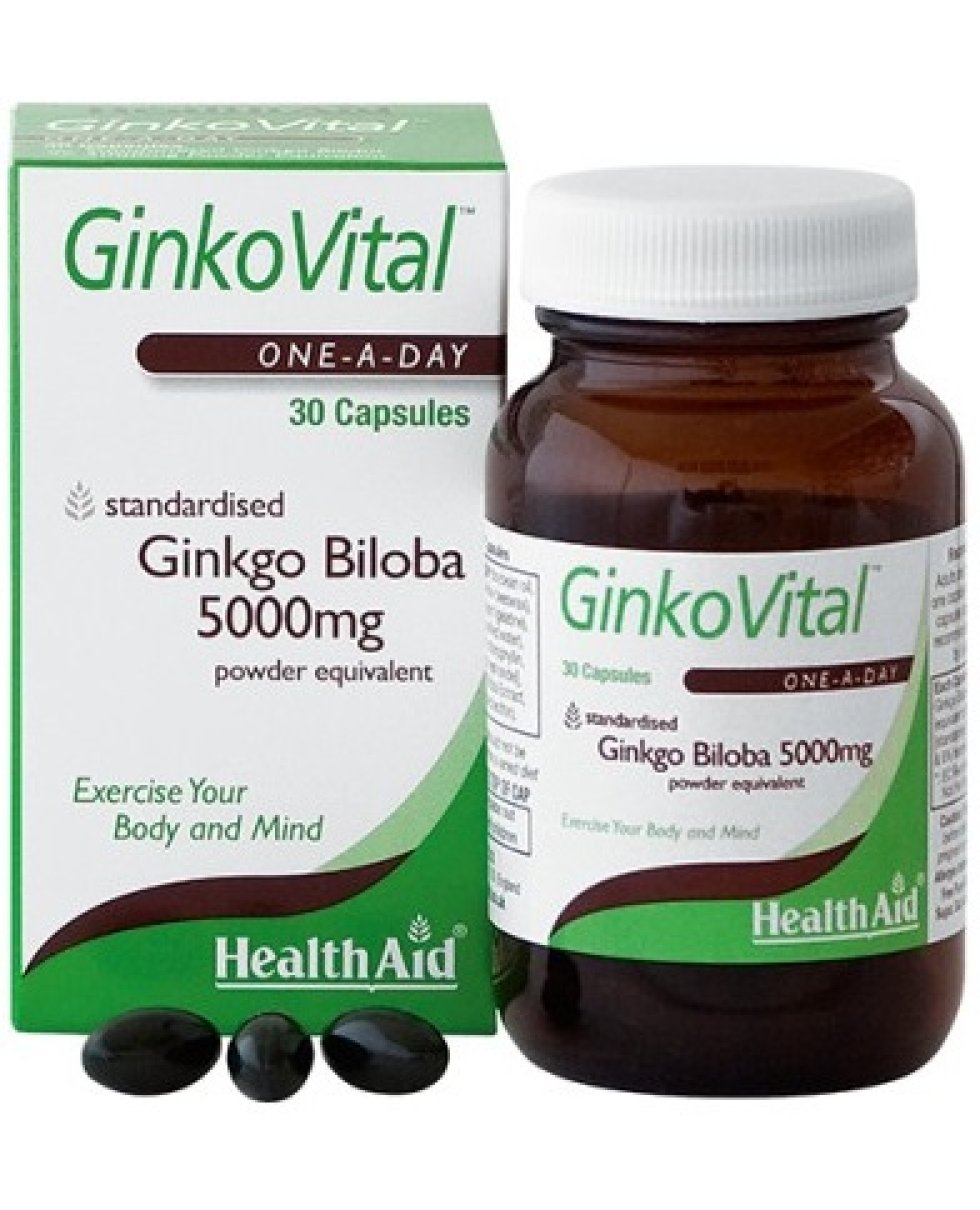 GINKOVITAL 30CPS 500MG