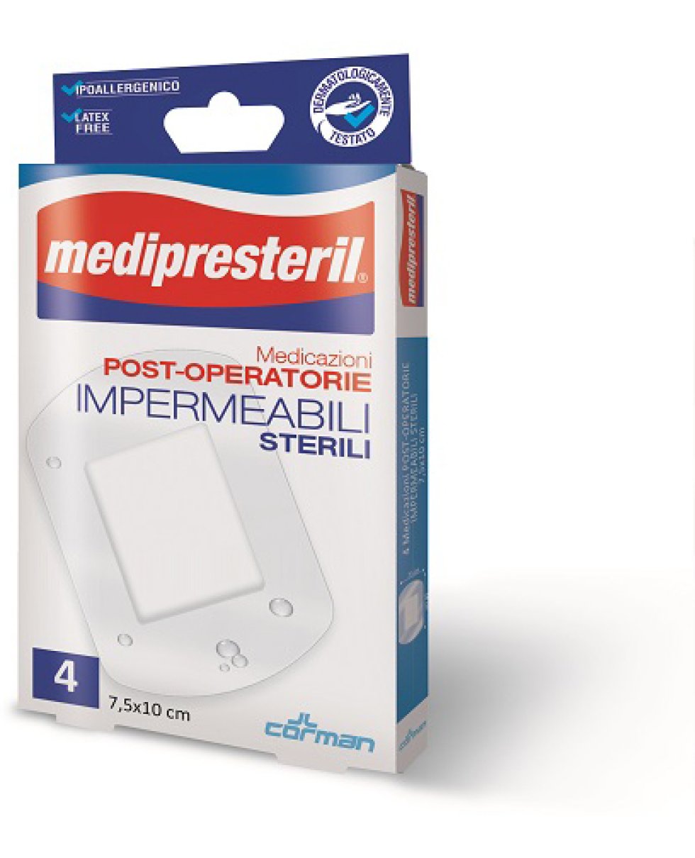 MEDIPRESTERIL CER IMP7,5X10 4P