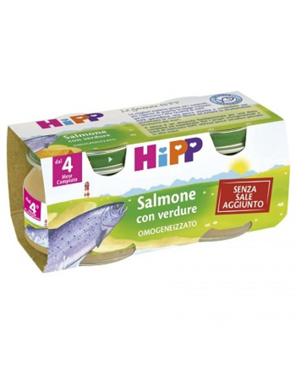 HIPP BIO OMO SALMONE VERD2X80G