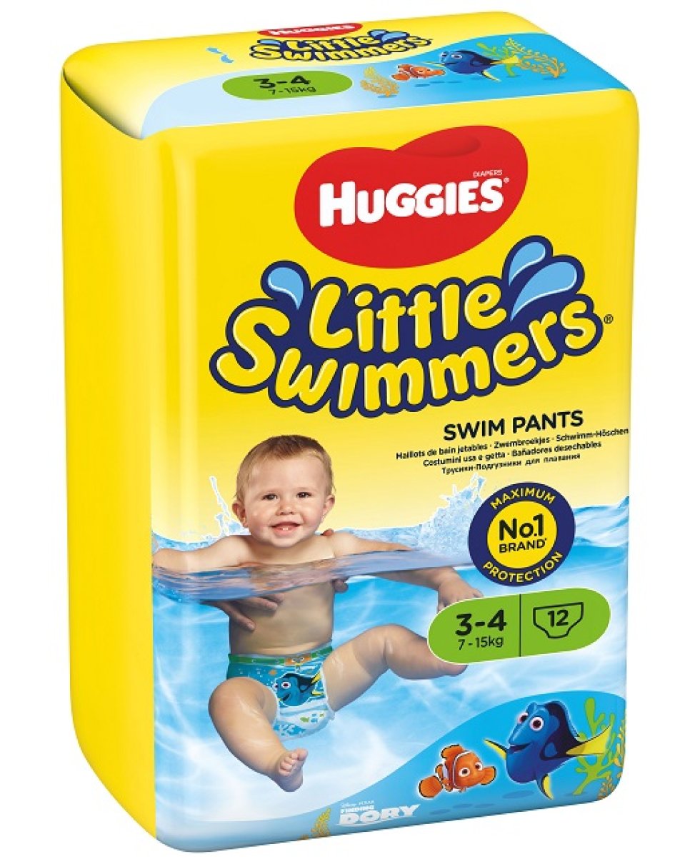 HUGGIES SWIMM SMAL  7-12K 12P