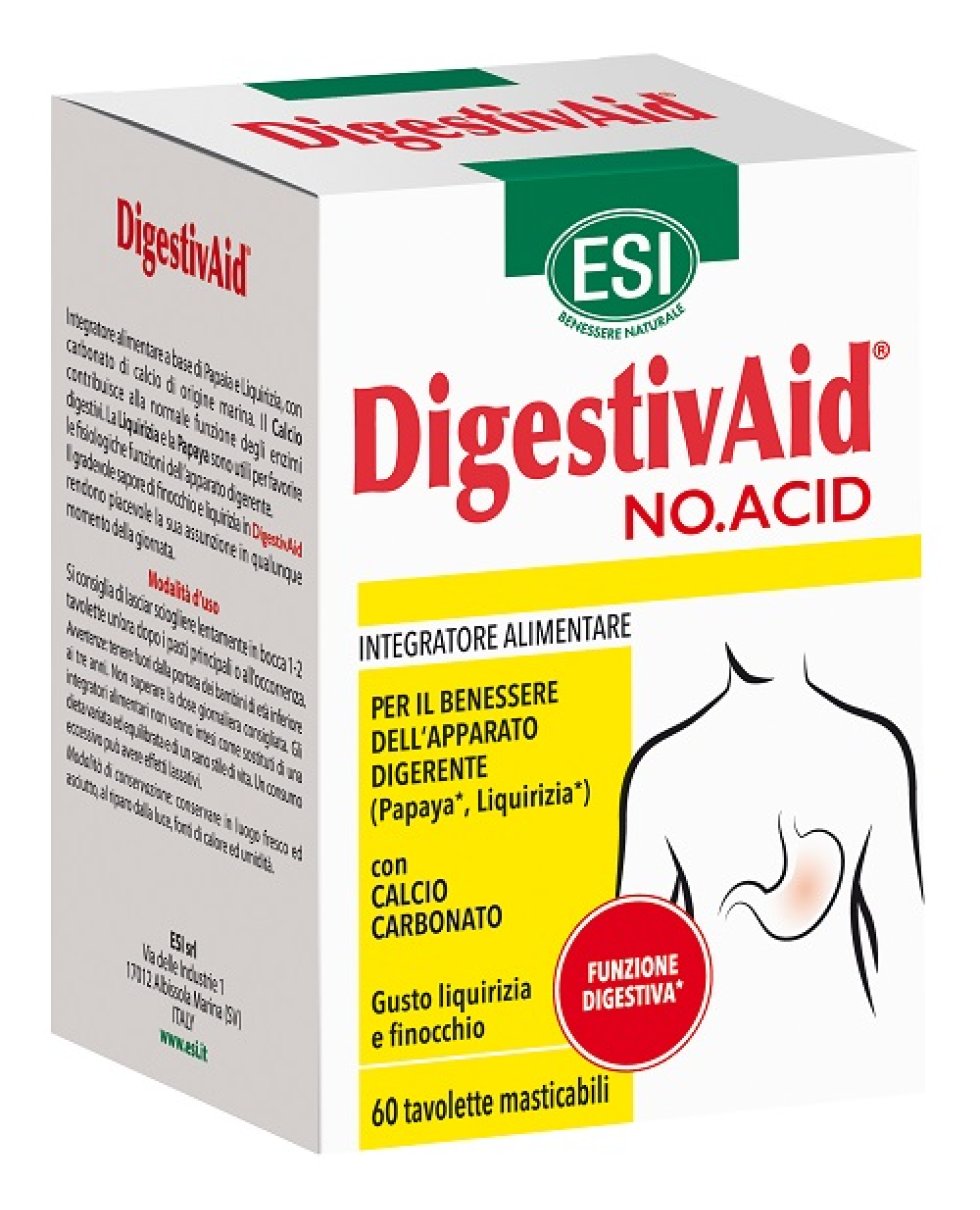 Digestivaid Acidstop 60 Tavolette Esi