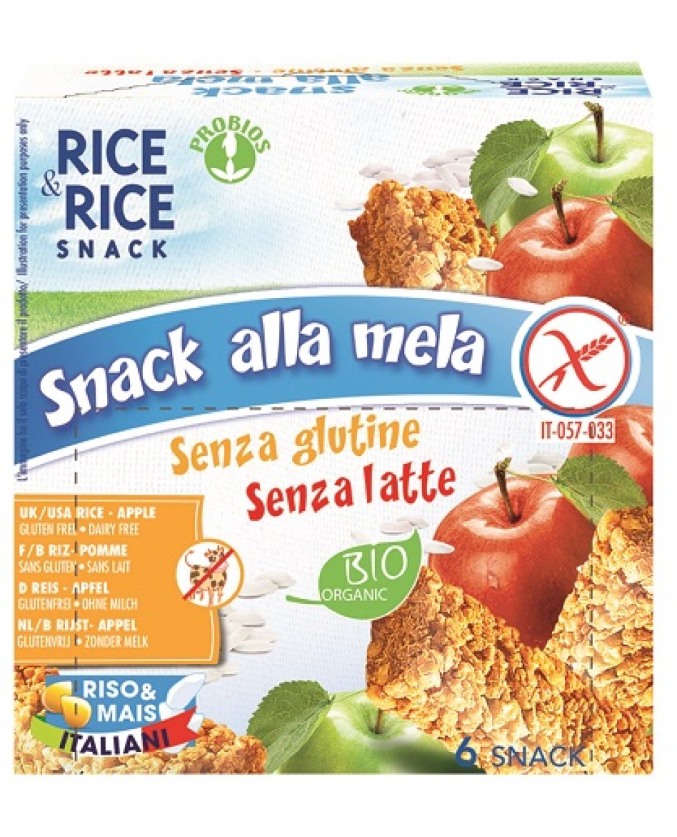 R&R Snack Riso Mela 6x21g