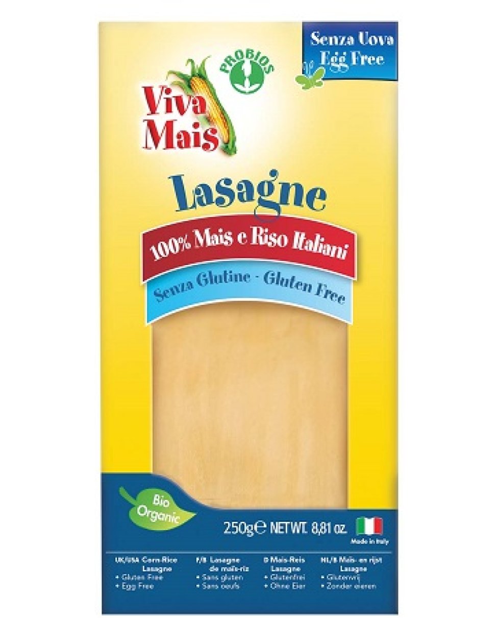 VVM LASAGNE MAIS/RISO 250G