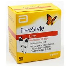 FREESTYLE LITE STR GLICEMIA 50