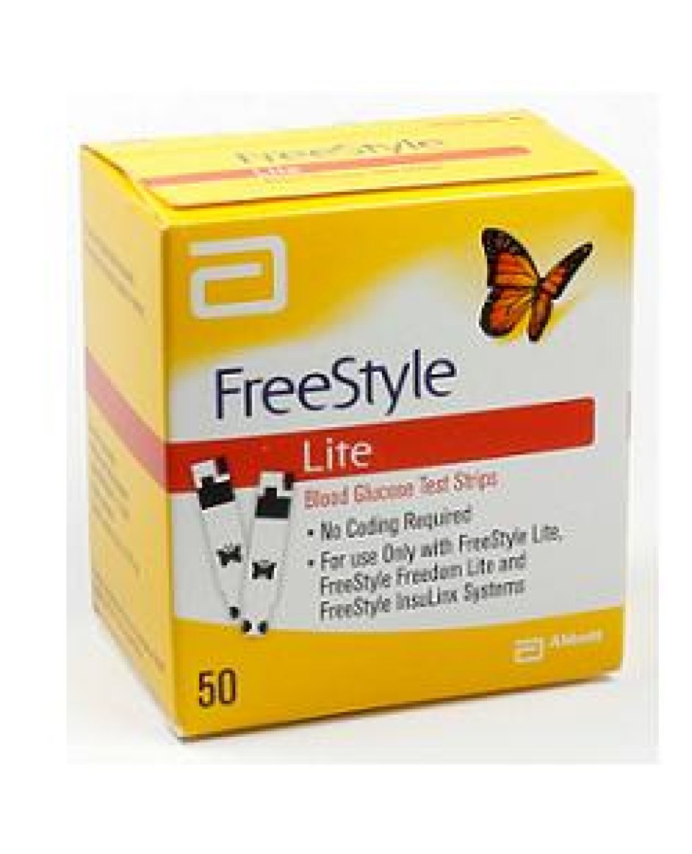 FREESTYLE LITE STR GLICEMIA 50