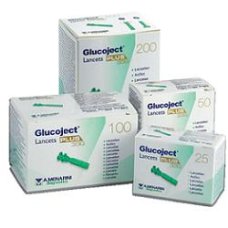 GLUCOJECT LANCETS PLUS G33  25PZ