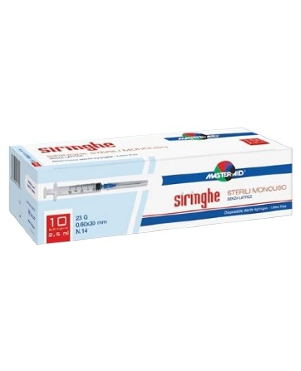 MASTER AID SIRINGA 2,5ML 10PZ