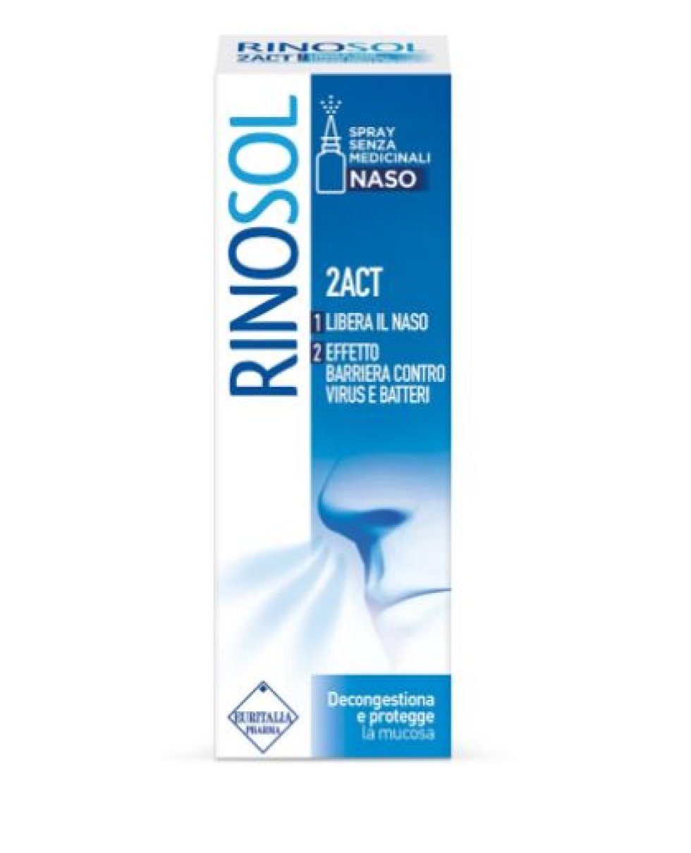 RINOSOL 2ACT SPRAY NASALE 15ML