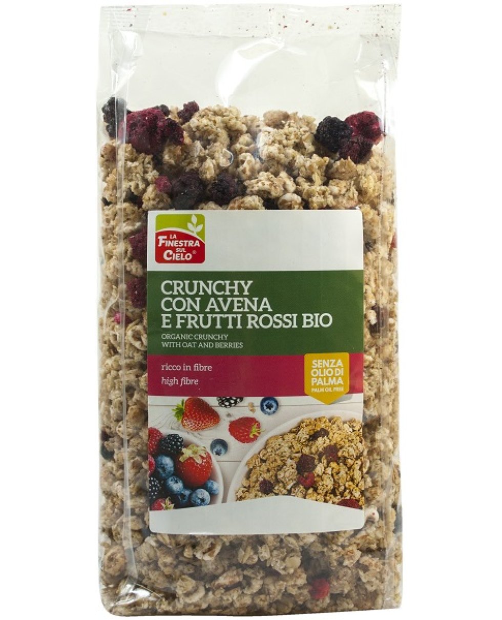 CRUNCHY AVENA FRUTTI ROSSI BIO