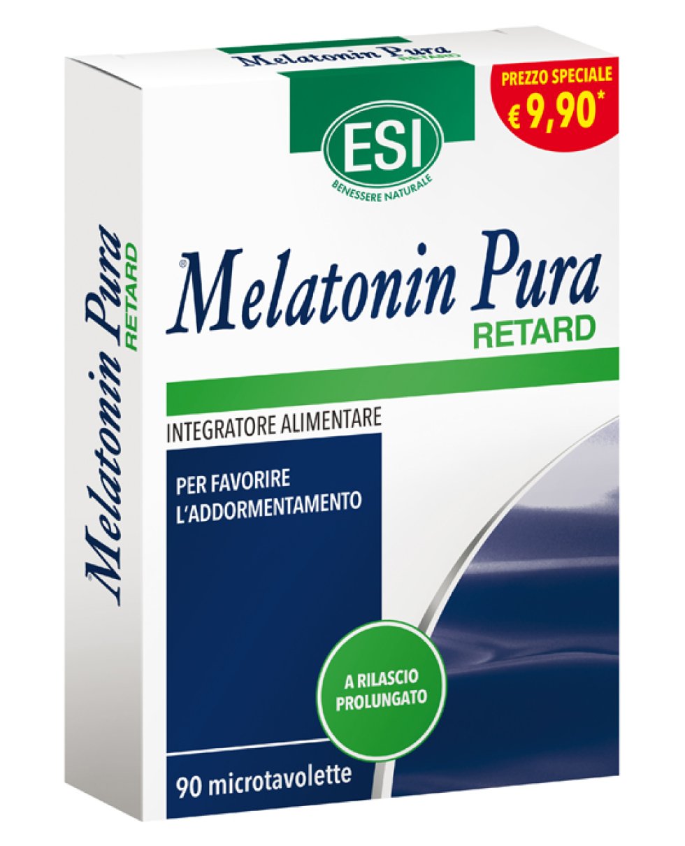 Esi Melatonin Pura Retard Integratore Anti Stress 90 Microtavolette