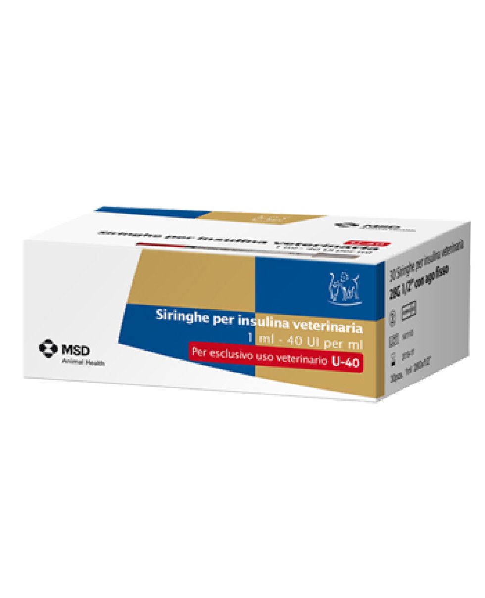 SIRINGA INS VET 40UI/ML 30PZ 1ML