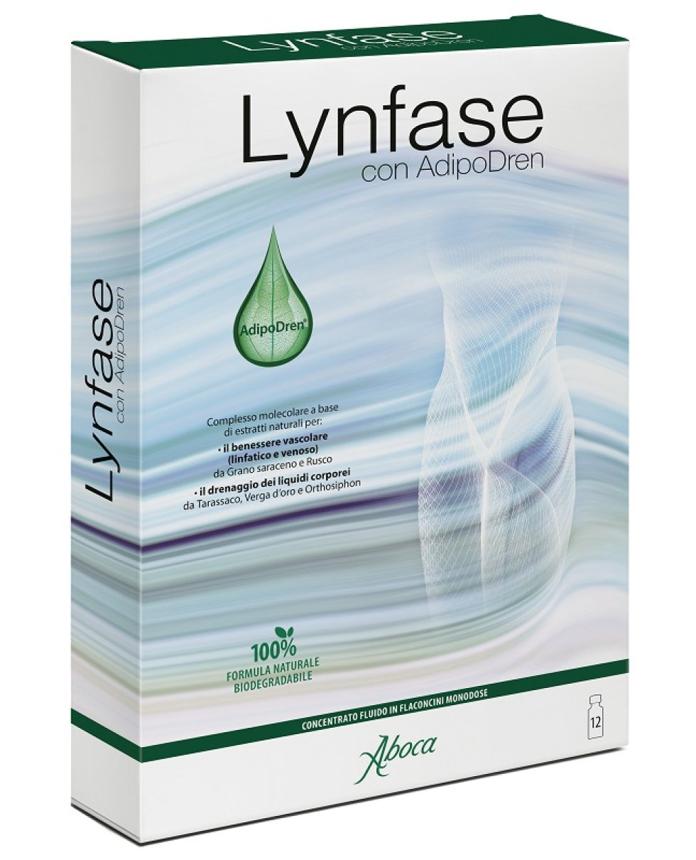 Aboca Lynfase Fitomagra Concentrato Fluido 12 Flaconcini Da15G