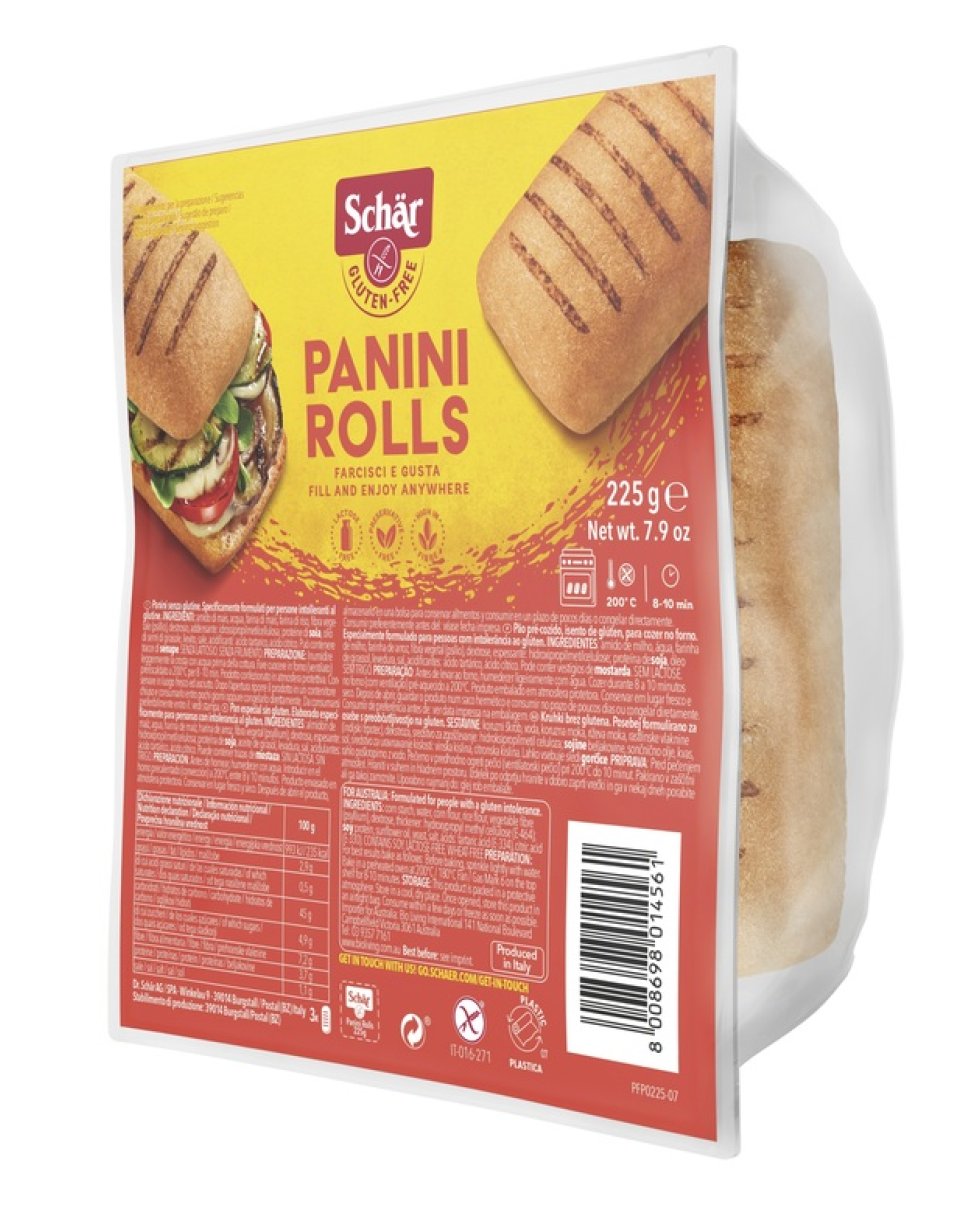 SCHAR PANINI ROLLS 3X75G