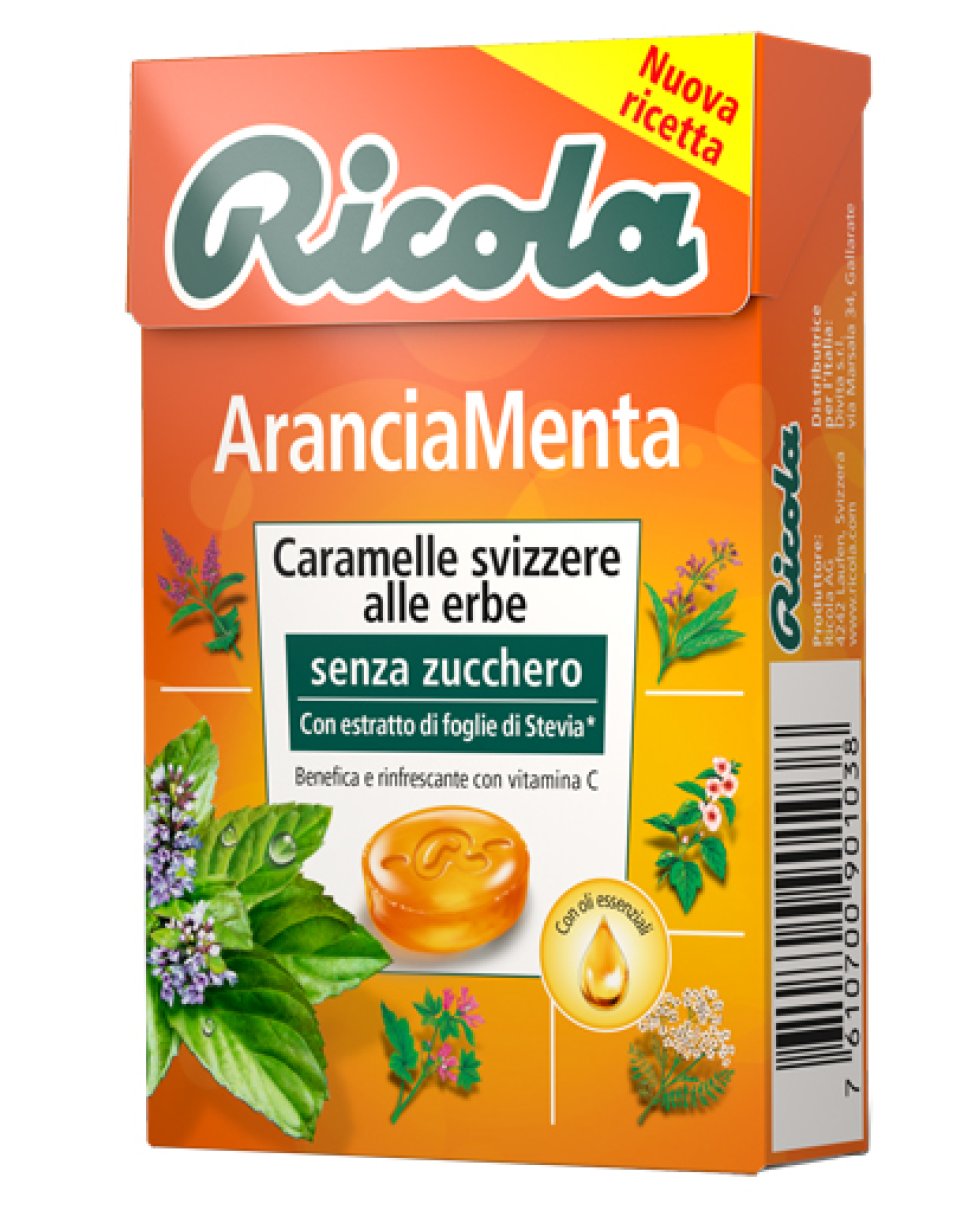 RICOLA Arancia-Menta S/Z 50g