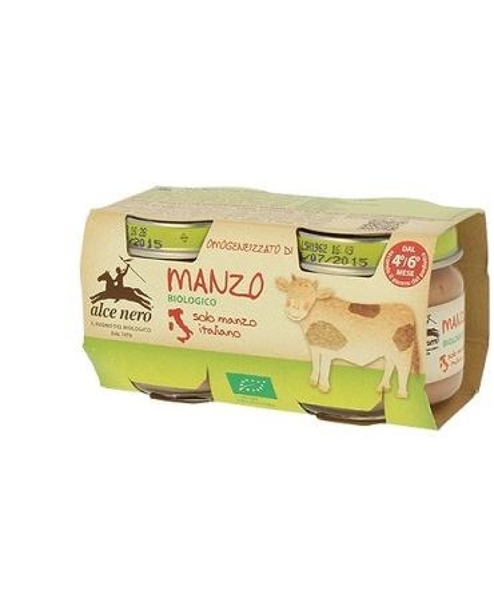 OMOGENEIZZATO MANZO BIO 2X80G