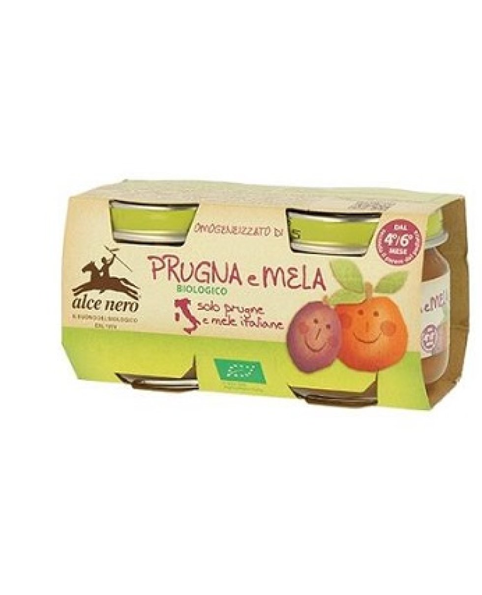 OMOGENEIZ PRUGNA MELA2X80G ALCE