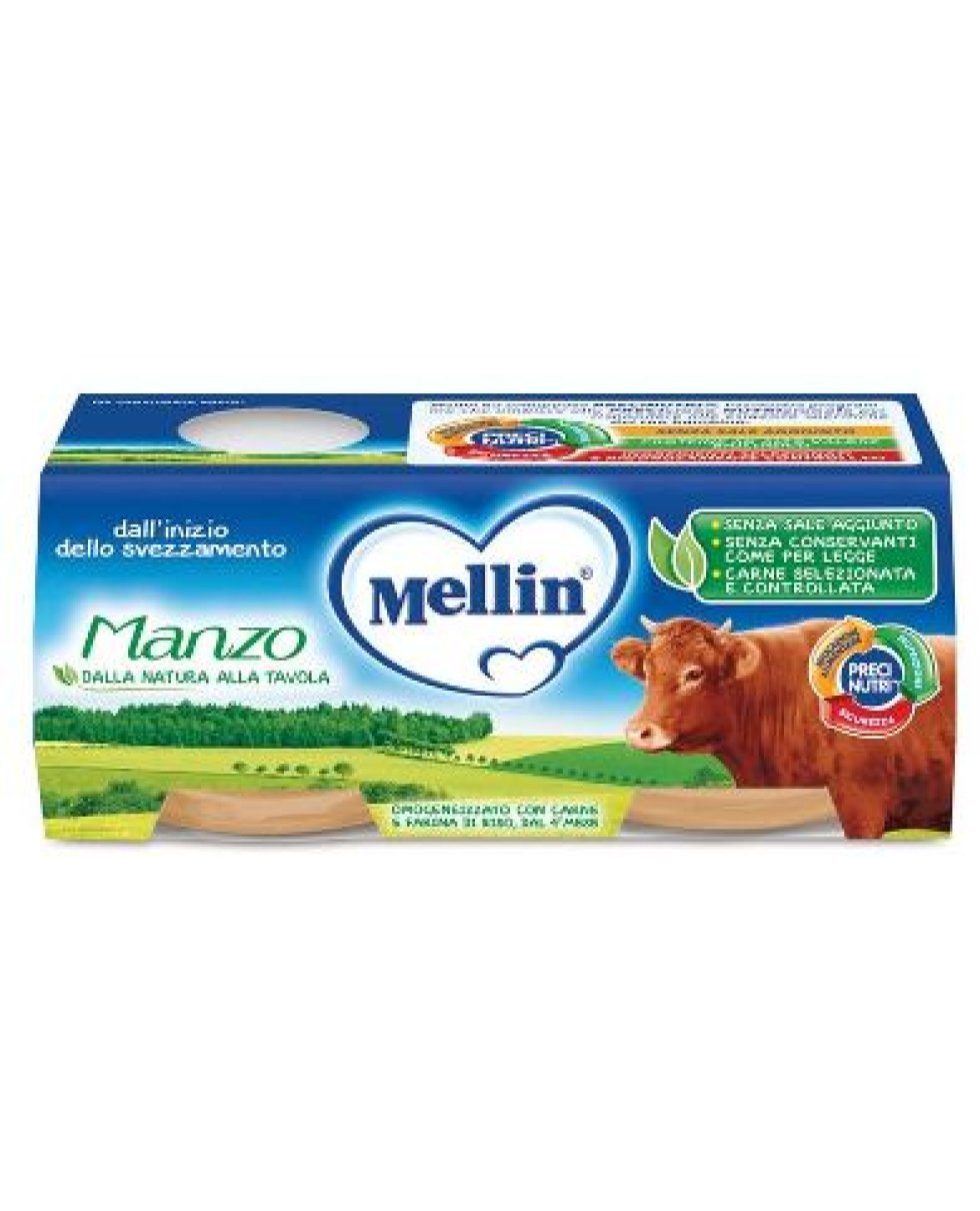 OMO MELLIN Manzo 2x120g