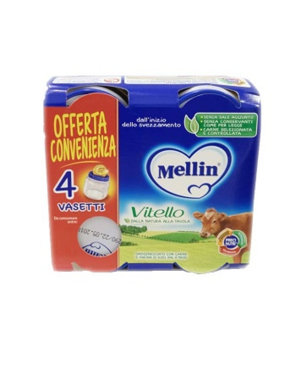 MELLIN OMOG VITELLO 4X80G