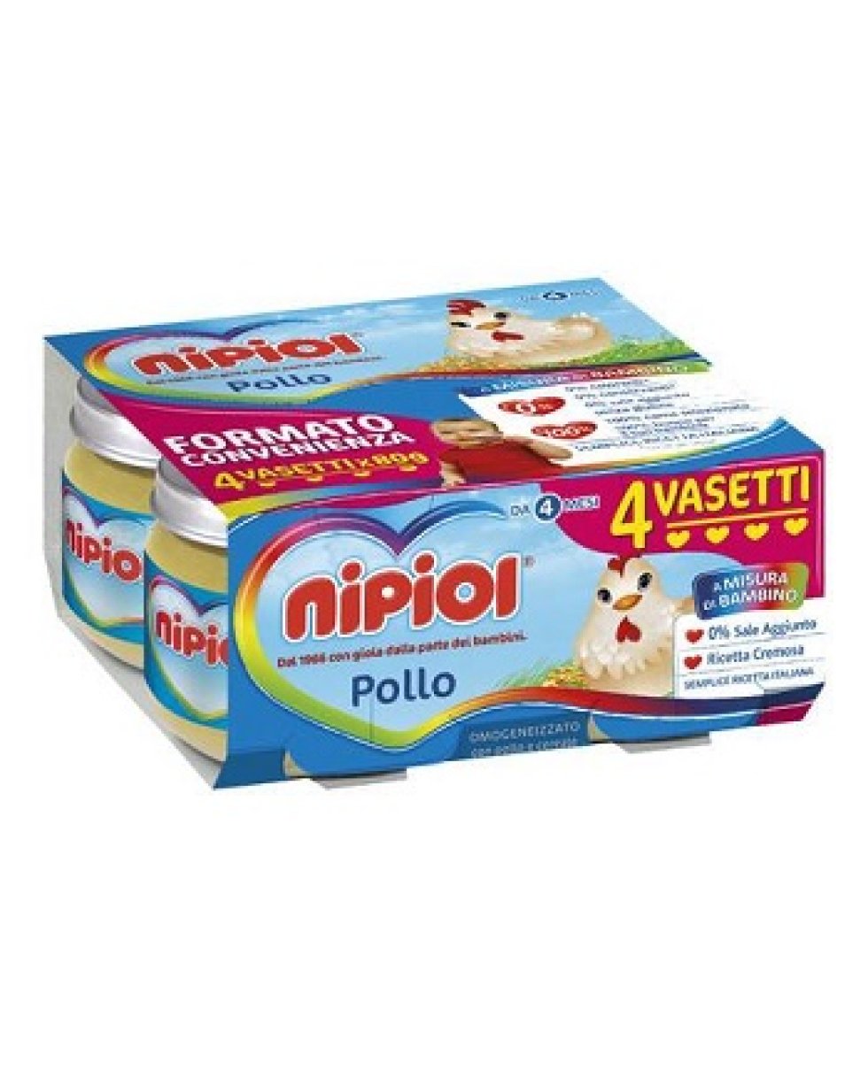 NIPIOL OMOG POLLO 4X80G