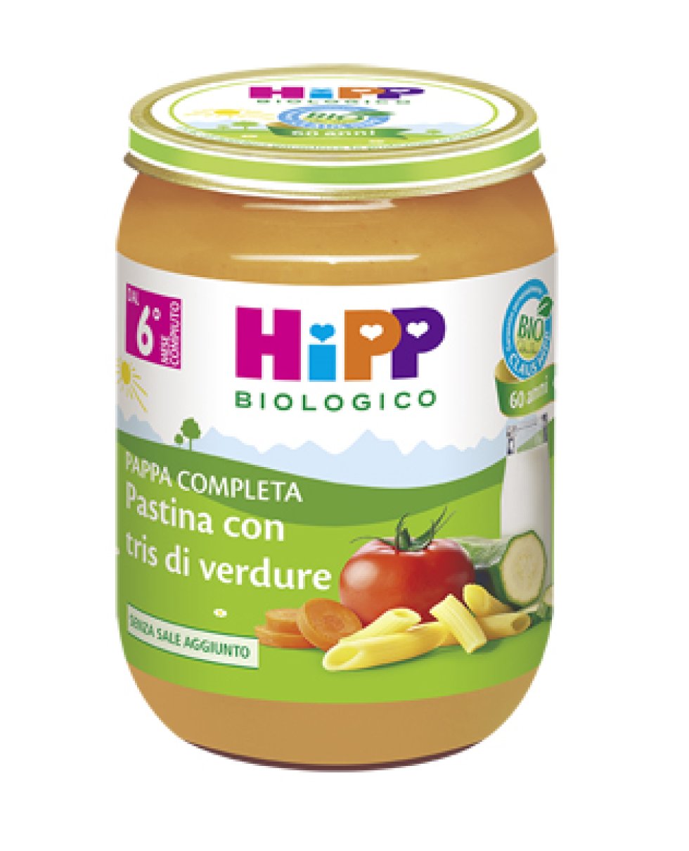 HIPP PASTINA TRIS VERDURE 190G