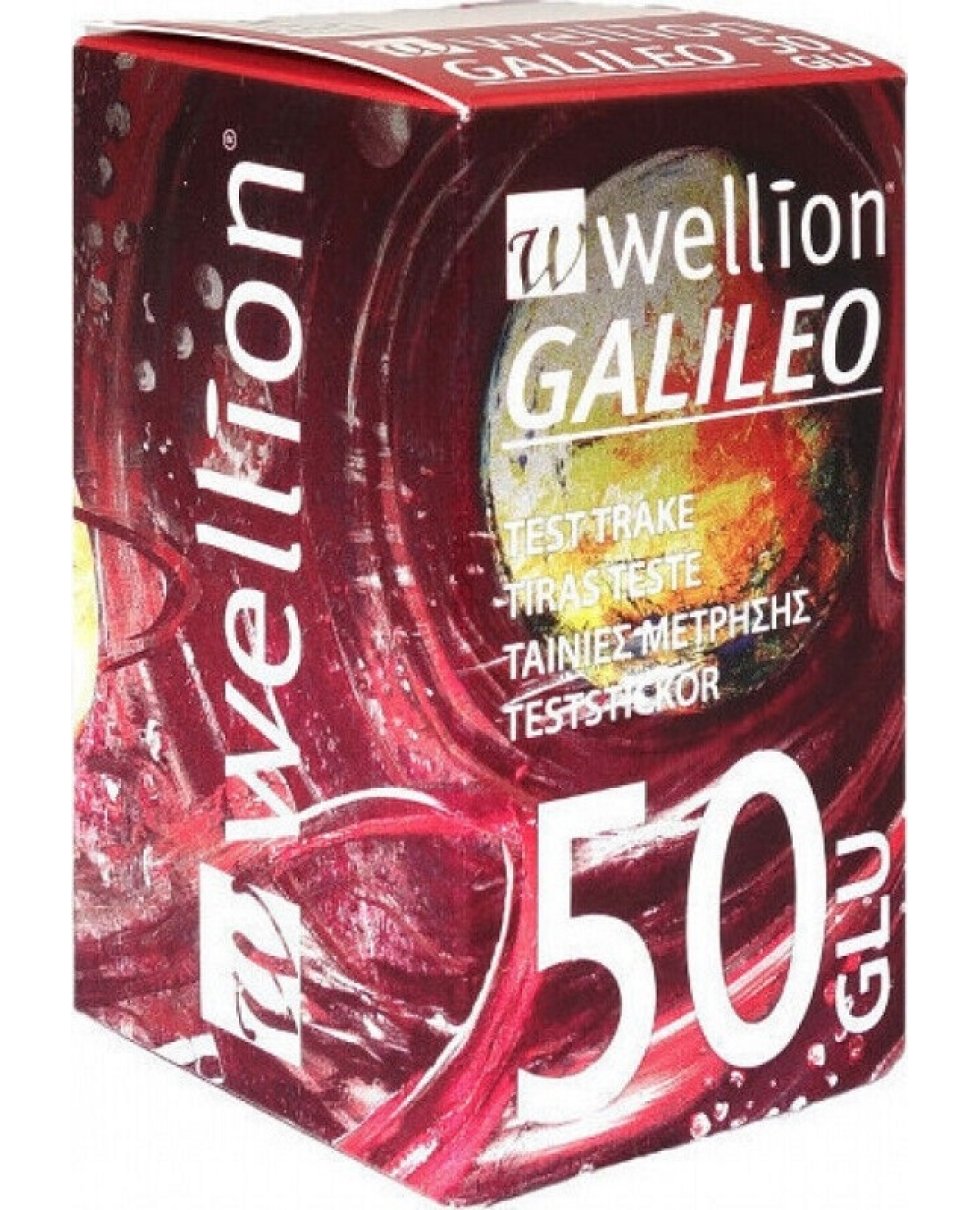 WELLION GALILEO STRIPS 50 GLIC