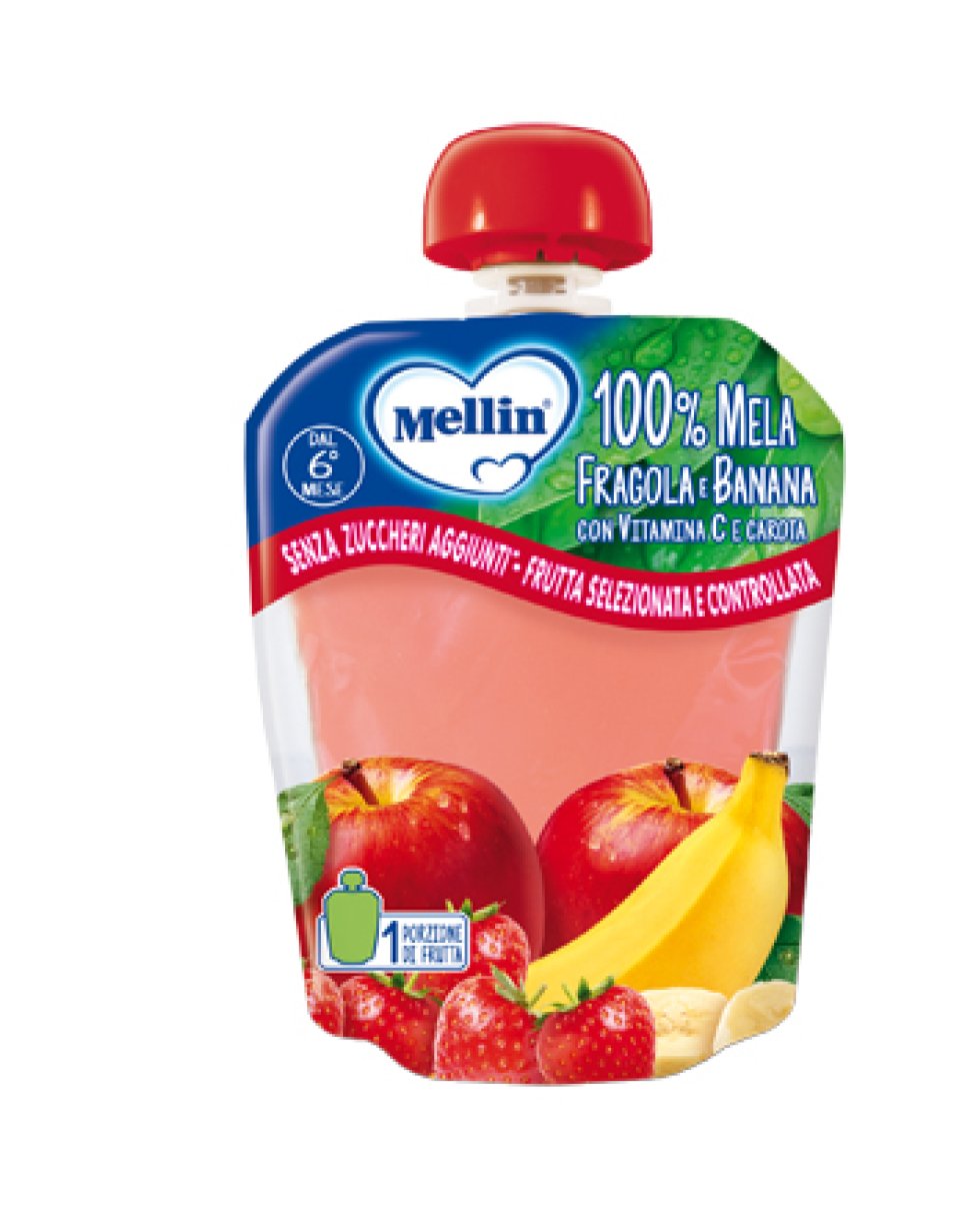 MELLIN 100% MELA FRAGOLA BANAN