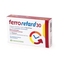 FERRO RETARD 30CPR (180077) FARM