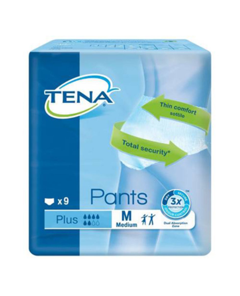 TENA PANTS PLUS PANN M 9PZ<