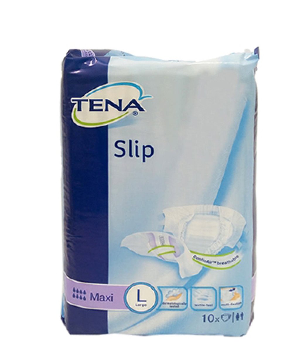 TENA SLIP MAXI PAN L 10PZ 711010