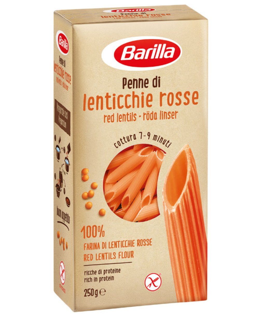 BARILLA PENNE LENTIC ROS 250G