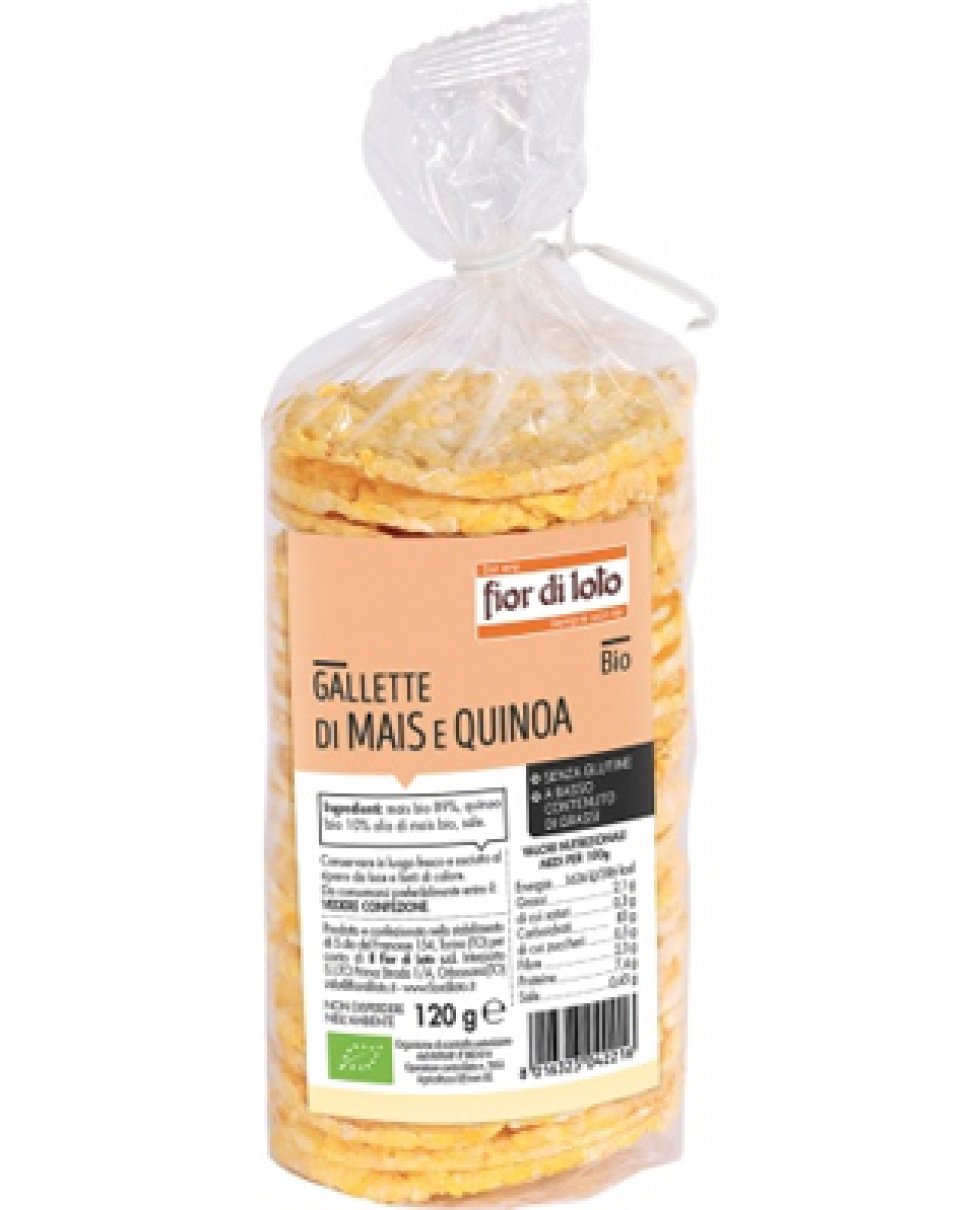 GALLETTE MAIS E QUINOA