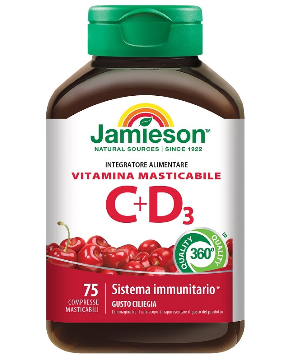 JAMIESON VITAMINA C500+D 75CPR