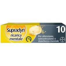 Supradyn Ricarica Mentale 10 Compresse Effervescenti 