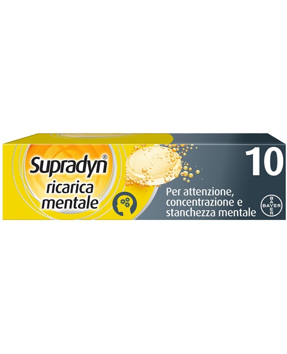 Supradyn Ricarica Mentale 10 Compresse Effervescenti 