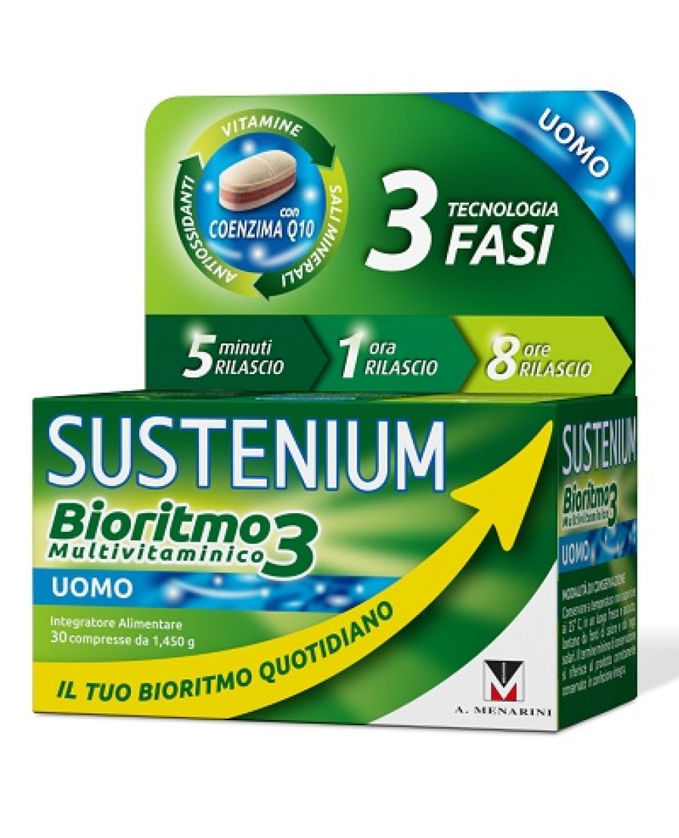 Sustenium Bioritmo3 Uomo Multivitaminico 30 Compresse