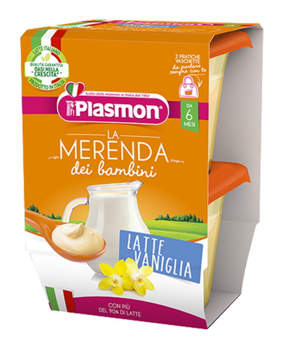 PLASMON Mer.Latte/Van.2x120g