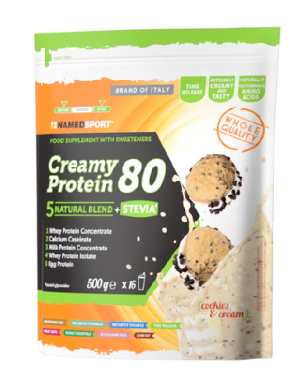 Named Sport Creamy Protein 80 Cookies And Cream 500G