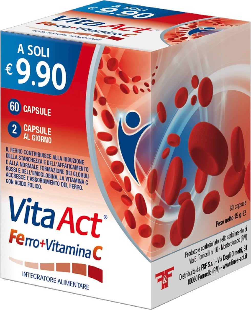 VITA ACT FERRO+VIT C 60CPS