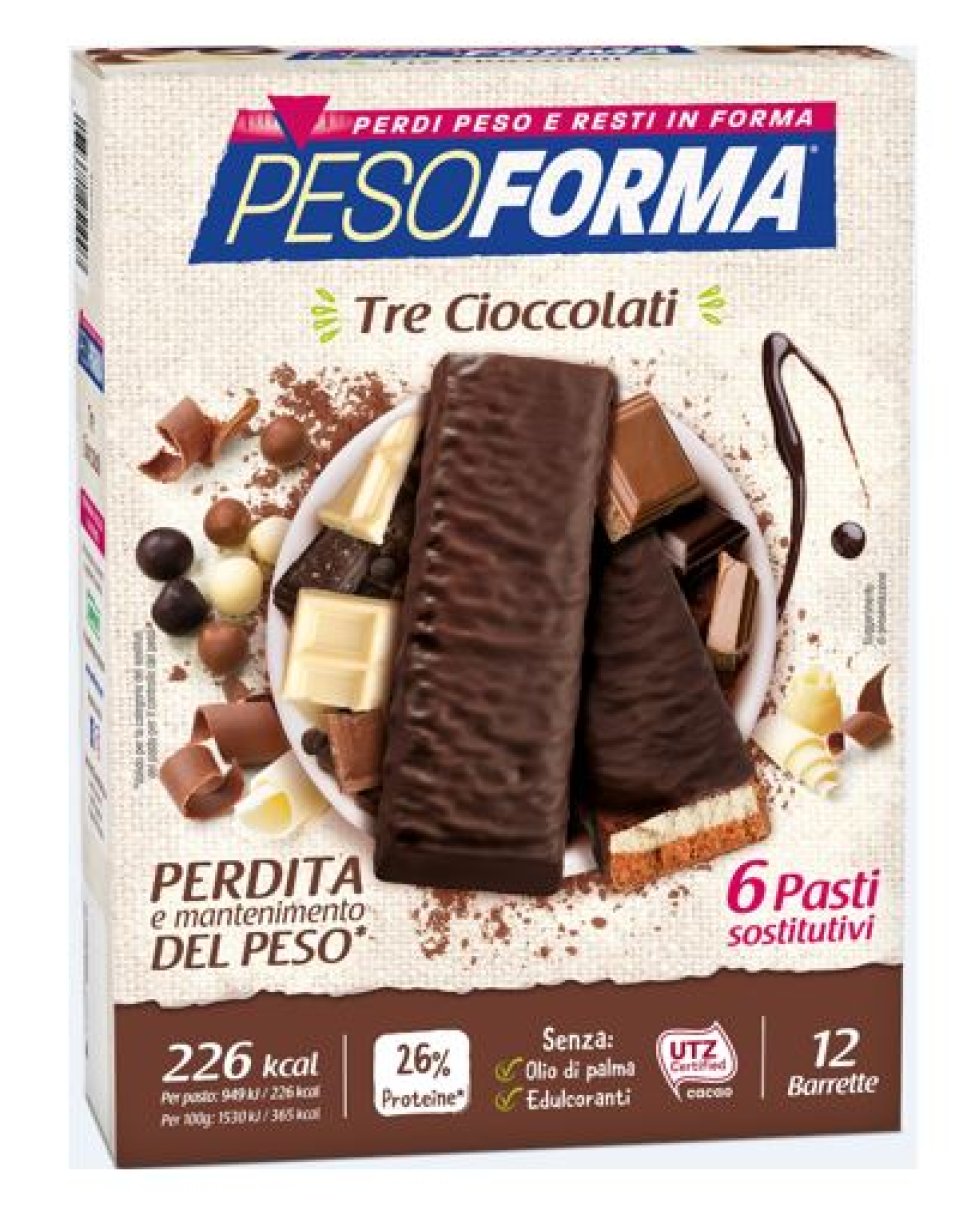 PESOFORMA BARR 3 CIOCCOLATI