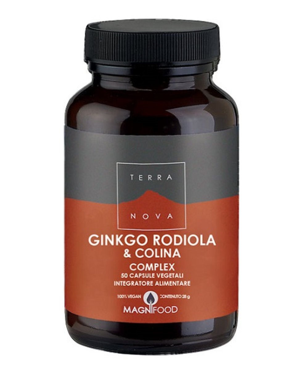 GINKGO RODIOLA COLINA 50CPS VE